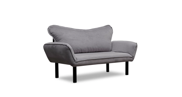 Dvojsedák BADLY, šedá