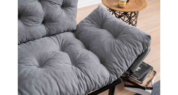 Dvojsedák BUS, šedá