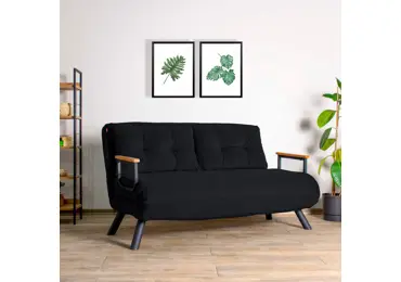 Dvojsedák COMPACT, černá