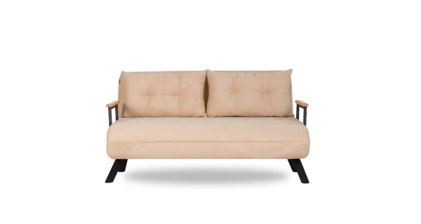 Dvojsedák COMPACT, krémová