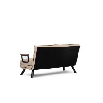 Dvojsedák COMPACT, krémová