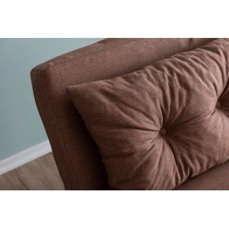 Dvojsedák COMPACT, světle hnědá