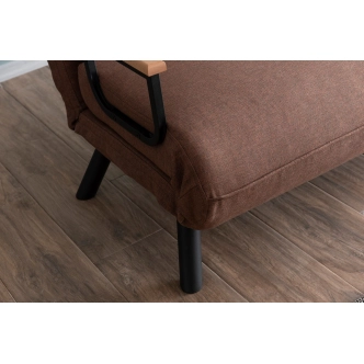 Dvojsedák COMPACT, světle hnědá