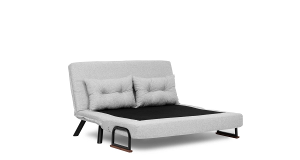 Dvojsedák COMPACT, světle šedá