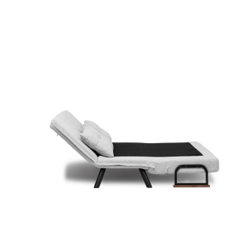 Dvojsedák COMPACT, světle šedá