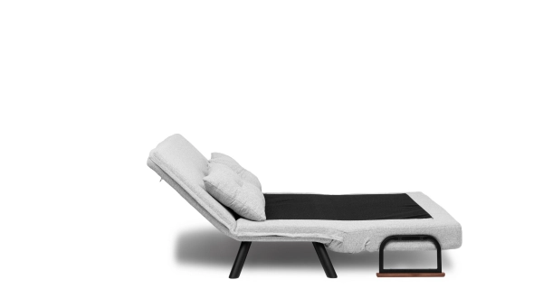 Dvojsedák COMPACT, světle šedá