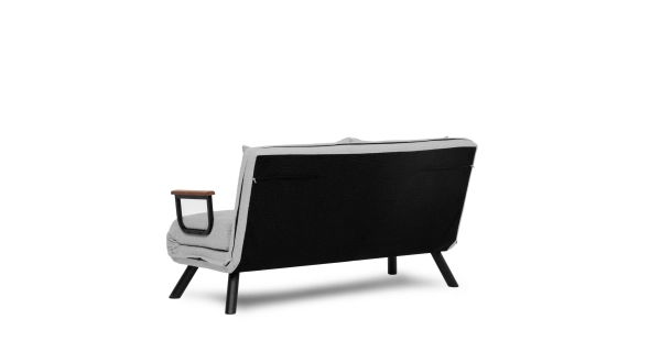 Dvojsedák COMPACT, světle šedá