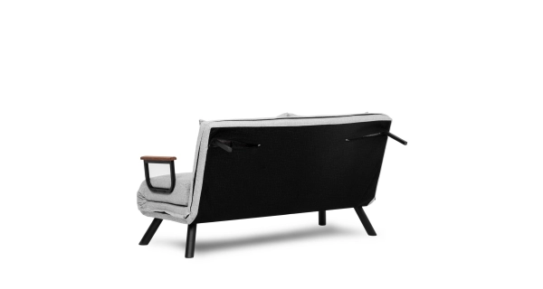 Dvojsedák COMPACT, světle šedá