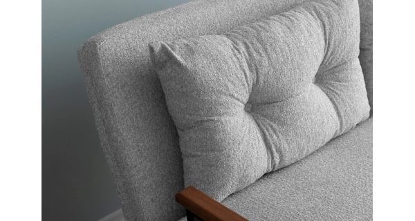 Dvojsedák COMPACT, světle šedá