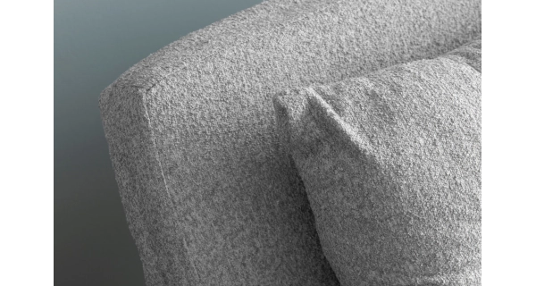 Dvojsedák COMPACT, světle šedá