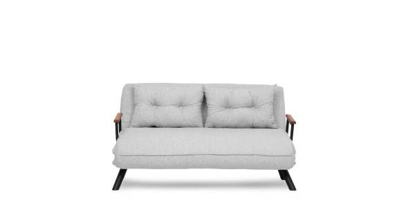 Dvojsedák COMPACT, světle šedá