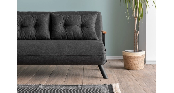 Dvojsedák COMPACT, tmavě šedá