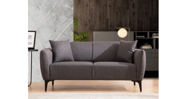 Dvojsedák CORTEL, tmavě šedá