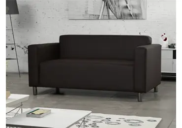 Dvojsedák GIDEON 2, tmavě hnědá ekokůže