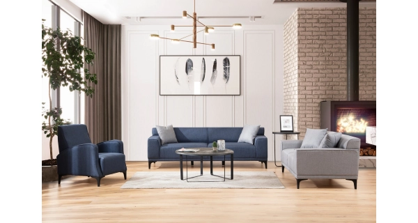 Dvojsedák LINSON, světle šedá