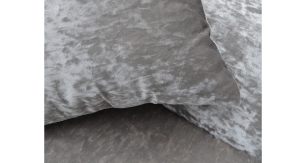 Dvojsedák WELLS 2, světle šedá látka