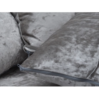 Dvojsedák WELLS 2, světle šedá látka