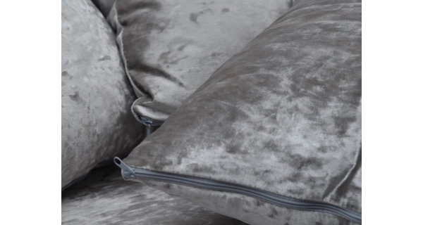 Dvojsedák WELLS 2, světle šedá látka