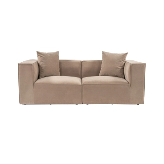 Dvojsedák YORSOR, cappuccino