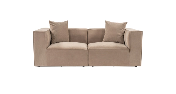 Dvojsedák YORSOR, cappuccino