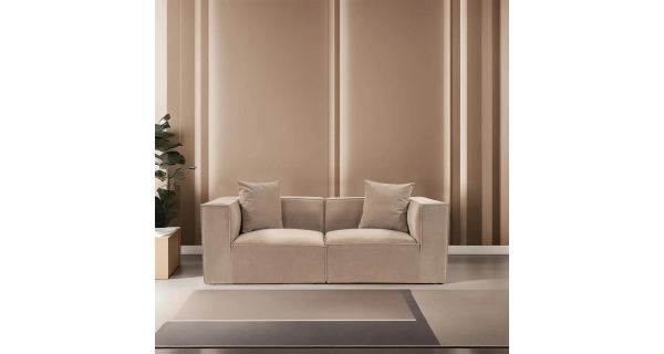 Dvojsedák YORSOR, cappuccino