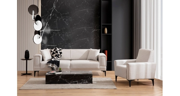 Dvojsedák ZALFARO, ecru