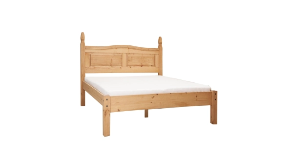 Dvoulůžko PIMBOW 140 x 200 cm, masiv borovice, vosk