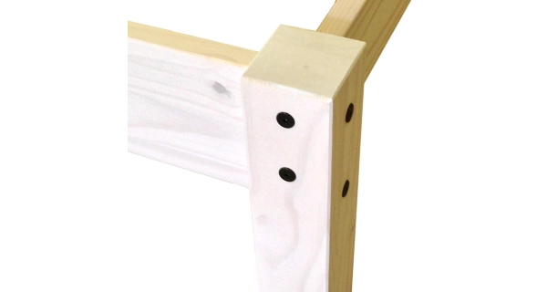 Dvoulůžko PIMBOW 140x200 bílý vosk