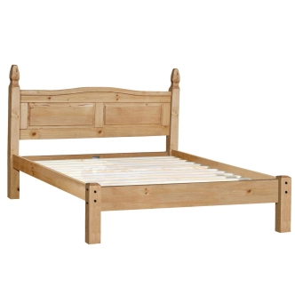 Dvoulůžko PIMBOW 180 x 200 cm, masiv borovice, vosk