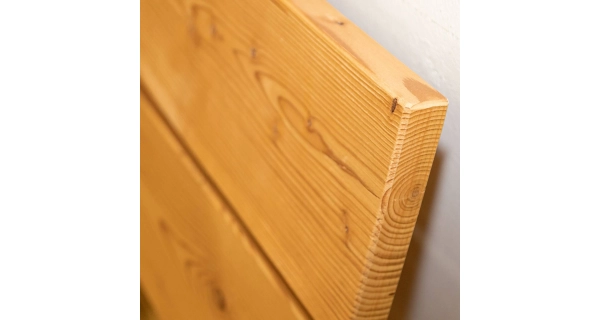 Dvoulůžko SIPA 160x200 cm, masiv smrk/vintage