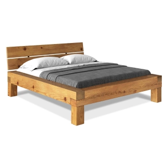 Dvoulůžko SIPA 200x200 cm, masiv smrk