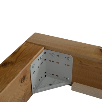 Dvoulůžko SIPA 200x200 cm, masiv smrk/kov