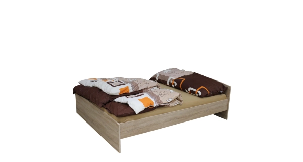 Dvoulůžko TOACA 160x200 cm, dub sonoma