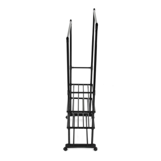 Dvouramenný stojan na šaty BELQUINUL, černý