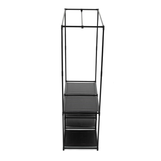 Dvouramenný stojan na šaty ROSFENJOR, černý