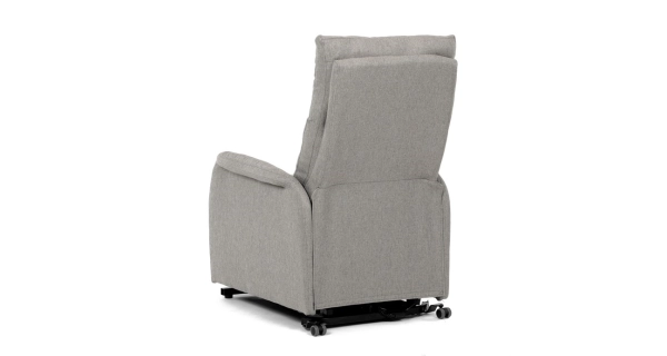 Elektrické polohovací křeslo BELYORZEL, krémová látka