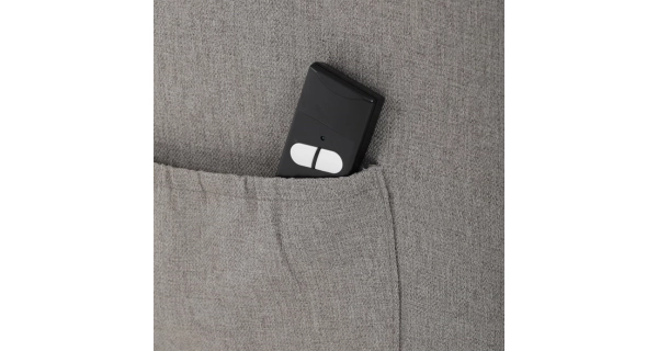 Elektrické polohovací křeslo BELYORZEL, krémová látka