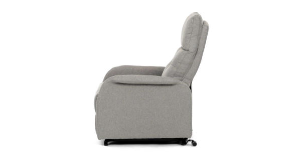 Elektrické polohovací křeslo BELYORZEL, krémová látka