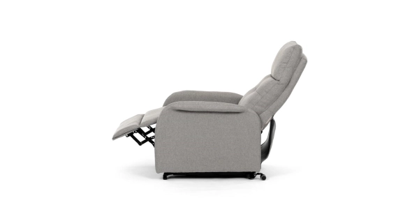 Elektrické polohovací křeslo BELYORZEL, krémová látka