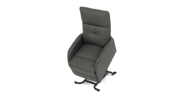 Elektrické polohovací křeslo BELYORZEL, šedá látka