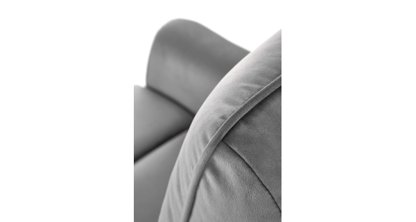 Elektrické polohovací křeslo TRITON s USB, šedé