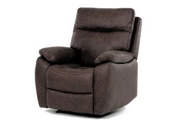 Elektrické relaxační křeslo MONADENI, hnědá látka