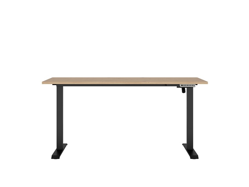 Levně Elektricky polohovatelný psací stůl BELLARMINO 160x70 cm, dub artisan