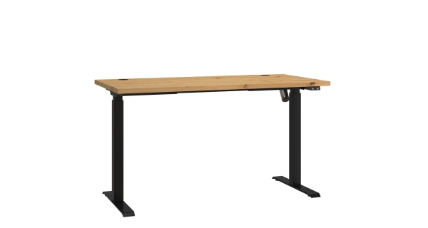 Elektrický výškově nastavitelný psací stůl AGEPSTA 1, dub artisan