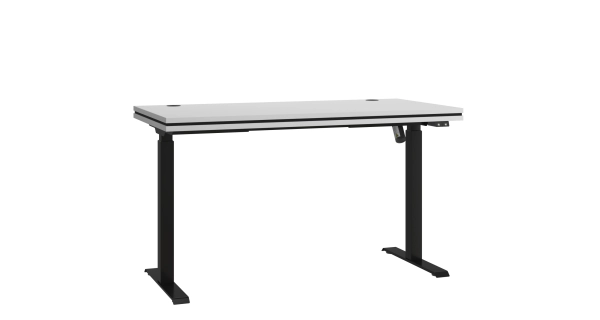 Elektrický výškově nastavitelný psací stůl AGEPSTA 2, světle šedá