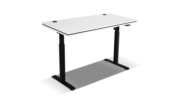 Elektrický výškově nastavitelný psací stůl AGEPSTA 2, světle šedá