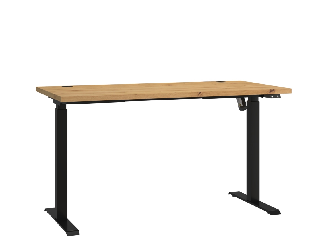 Levně Elektrický výškově nastavitelný psací stůl AGEPSTA 1, dub artisan