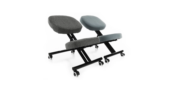 Ergonomická klekačka ANKILI, světle šedá/černá