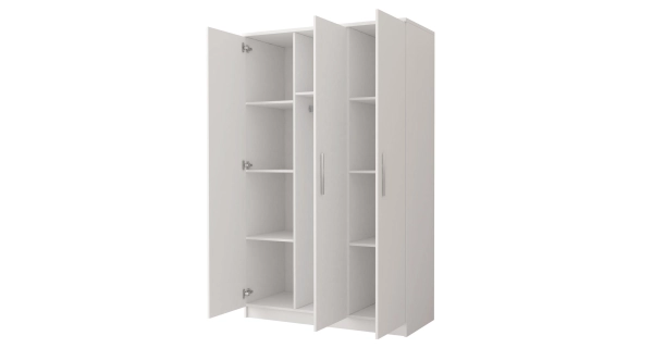 ERIBERTO I skříň 3D, bílá