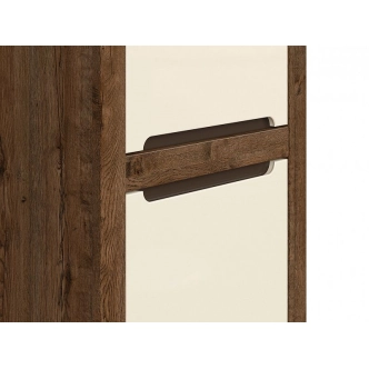 ERMELINDA regál 2D, dub april/perleťový lesk